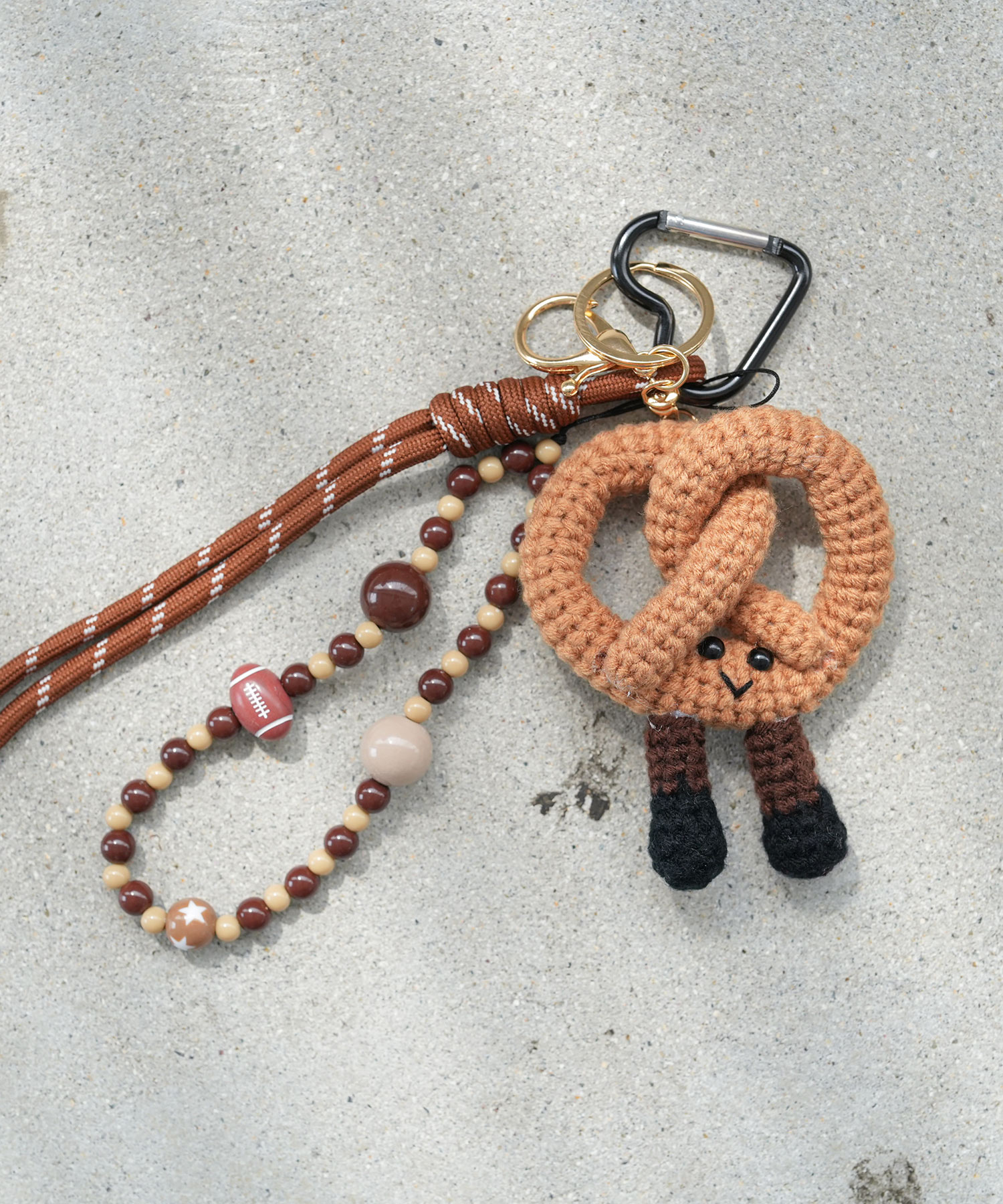 ニットブレッドチャーム バッグアクセサリー バッグチャーム