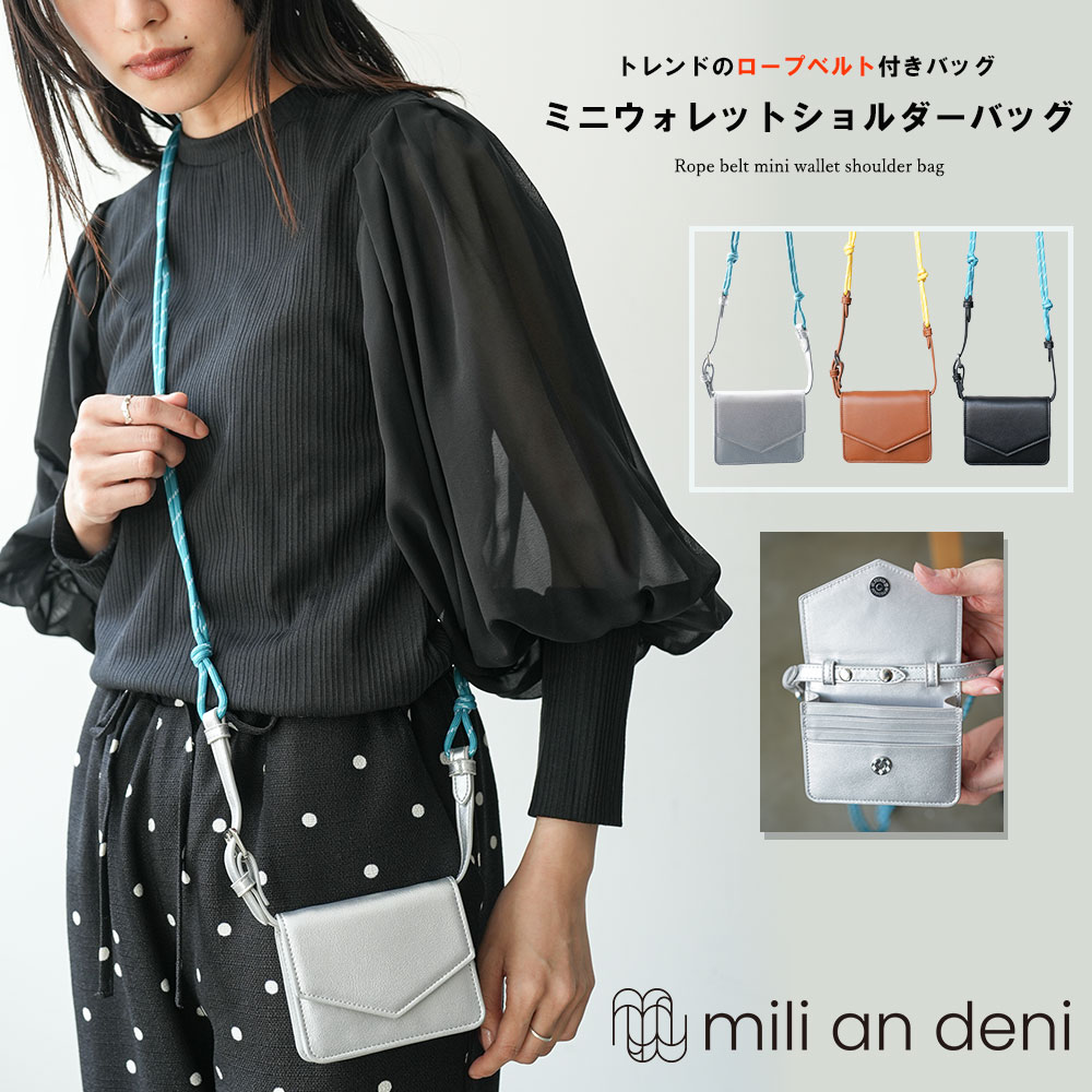【Lyn】IMIKO ウォレットオンチェーン ミニショルダーバッグ チェーンミニショルダーバッグ | バッグ,ショルダーバッグ