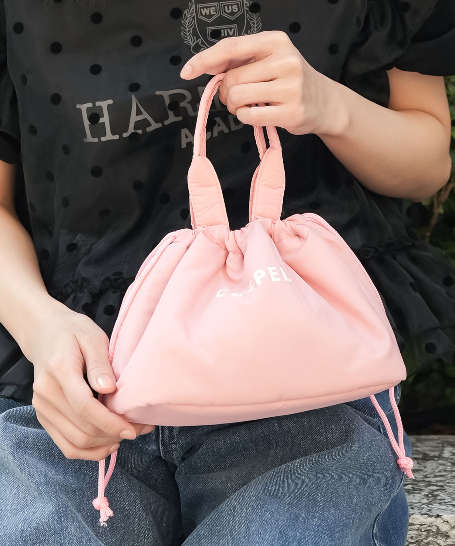 保冷ぽこぽこランチバッグ  巾着保冷バッグ  小さめ巾着  保冷バッグ  お弁当バッグ   レディース  (郵2) ポイント消化 | ブランド登録なし | 03