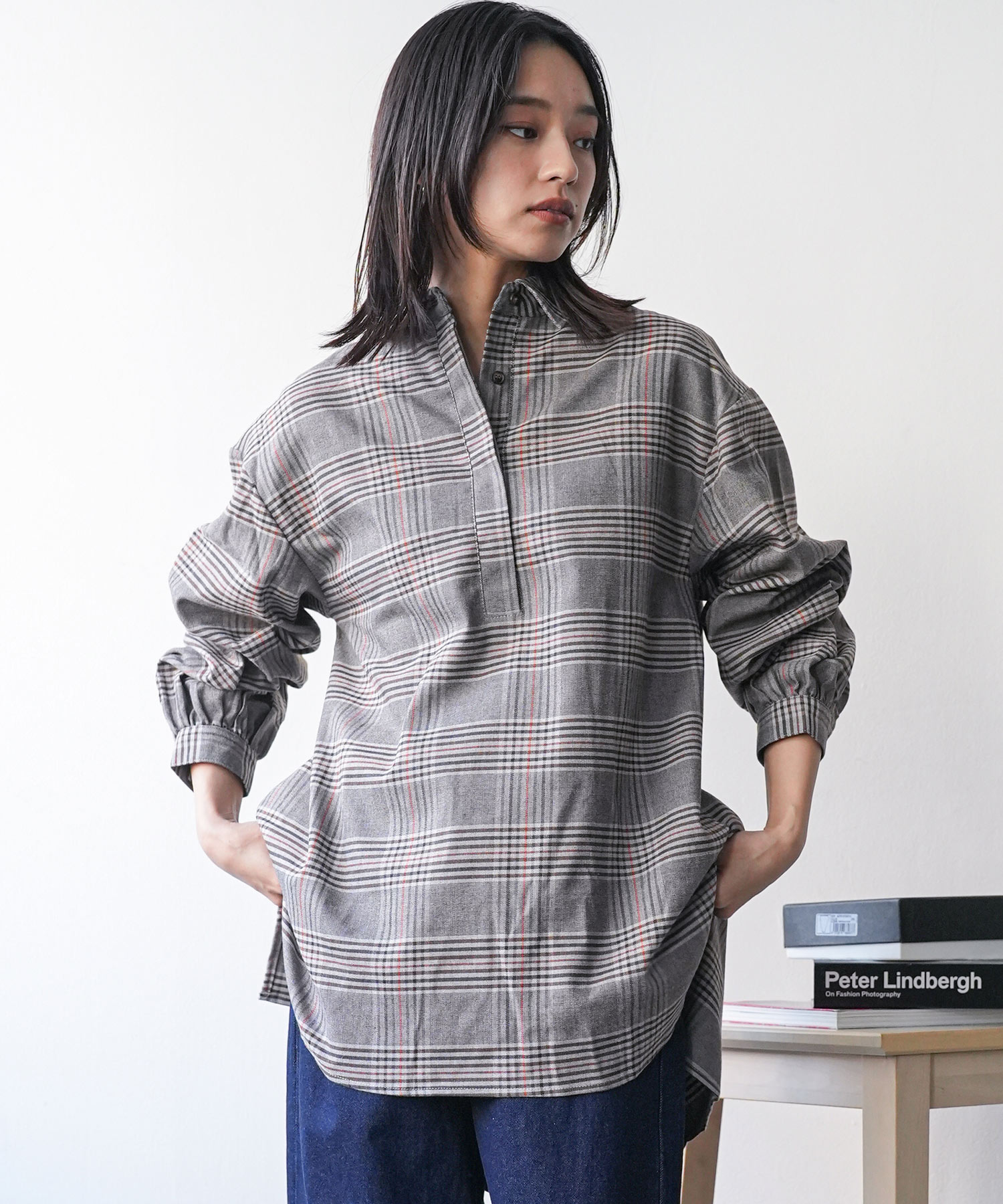 coyseio ブラックチェックのトップス SHOP - TOPS - coyseio