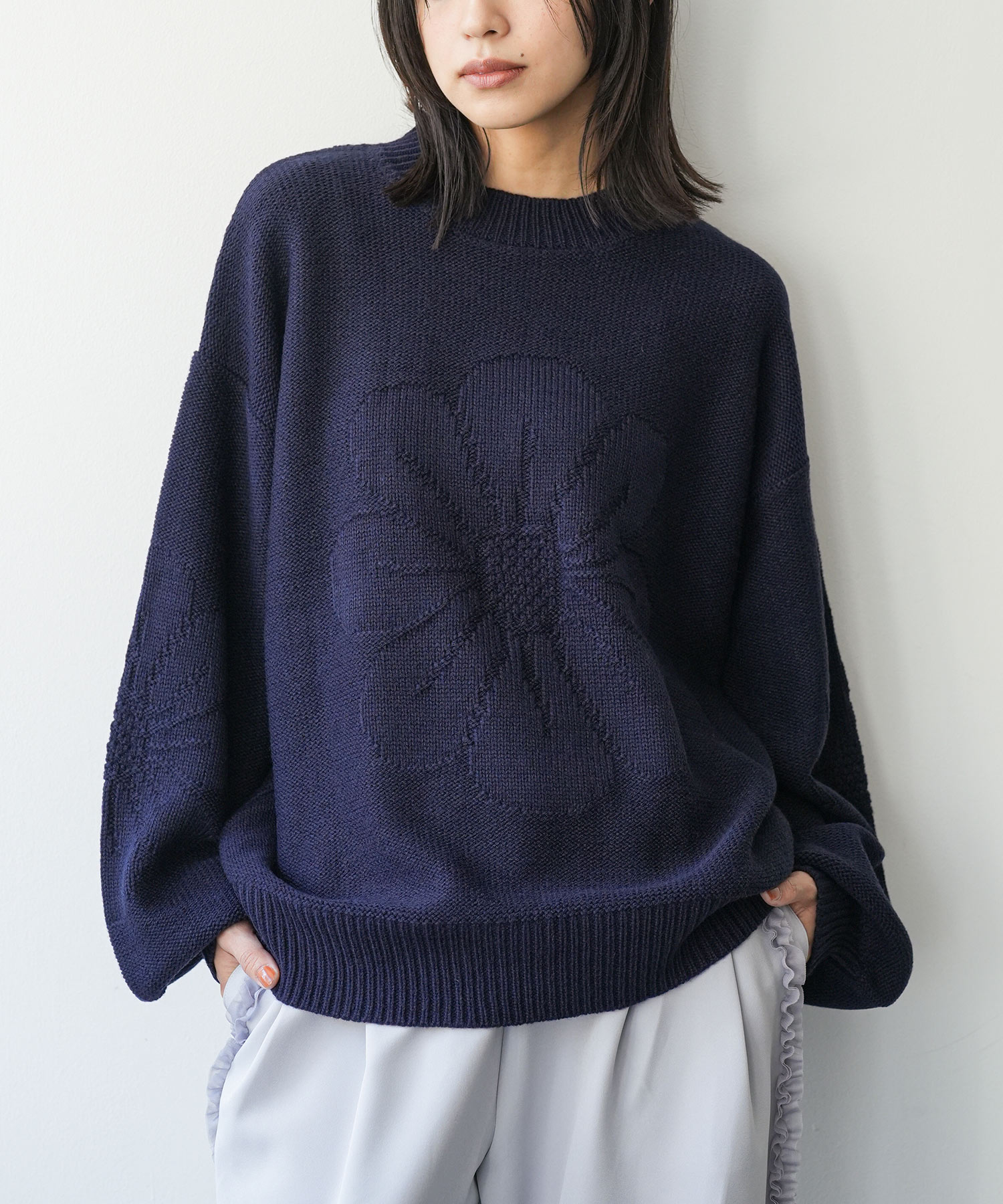 [ETRO] ジャカード ニット トップス 楽天市場】送料無料 トップス ニット セーター ジャカード 花柄