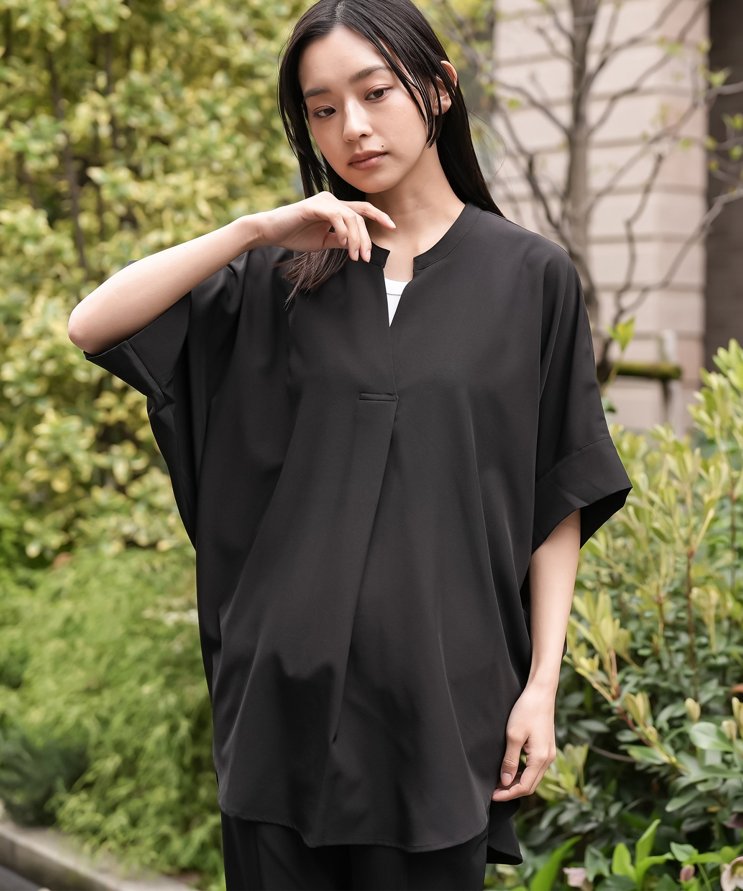 mui 黒【UVカット1/2インチフルセット】※２セット、 UVカットスキッパーラッシュガード オーバーサイズラッシュガード UV