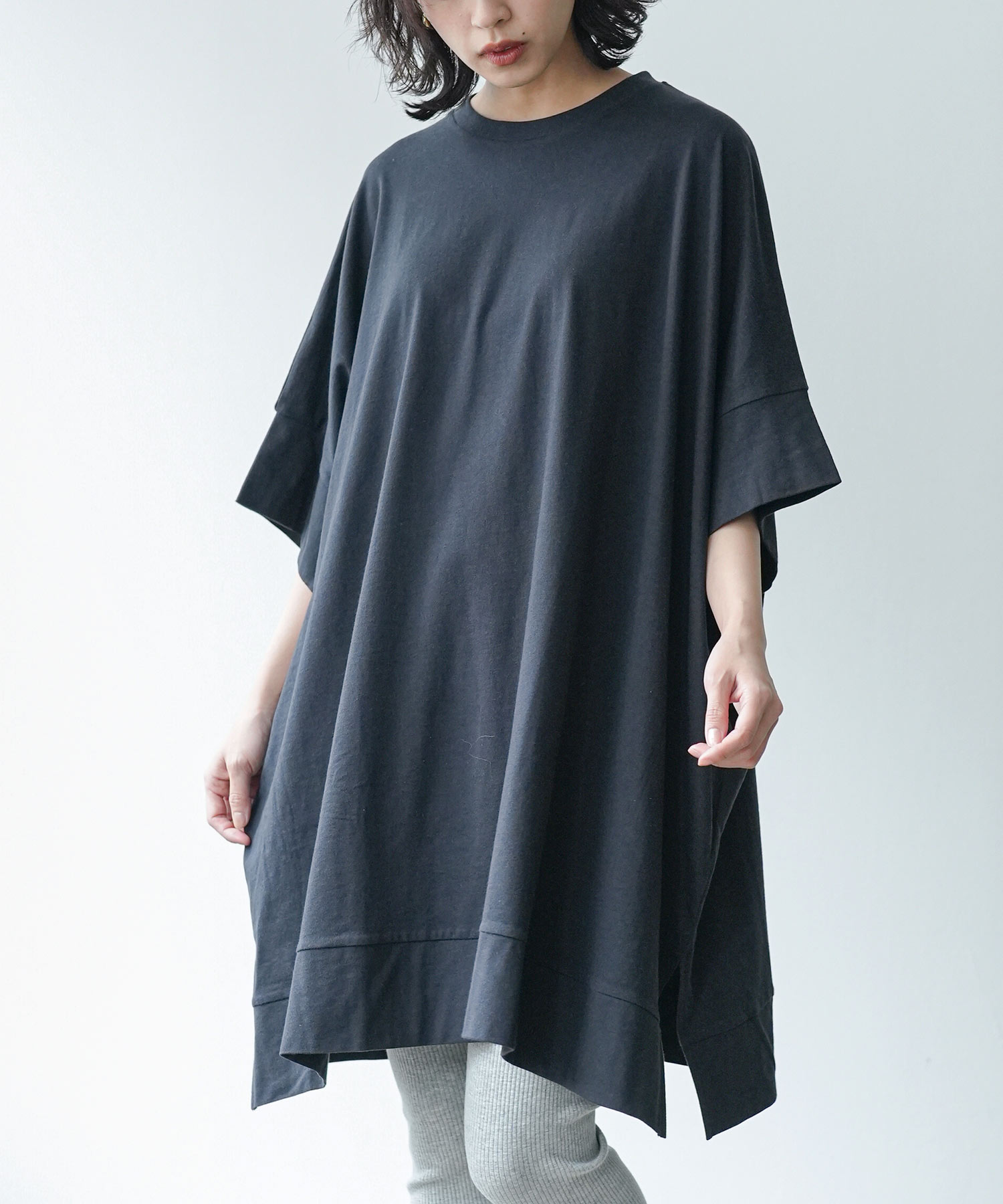 マント型チュニックTシャツ (郵3)｜mili｜03