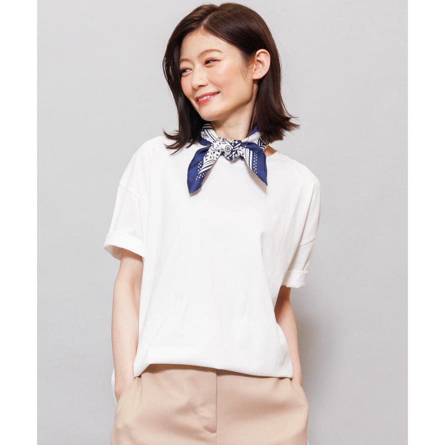 サイドスリット裾ラウンドTシャツ (郵1)｜mili｜08