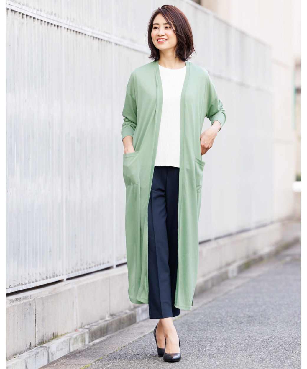 レディース トップス UV加工 紫外線カット マキシカーディガン レディース トップス UV加工 紫外線カット マキシカーディガン
