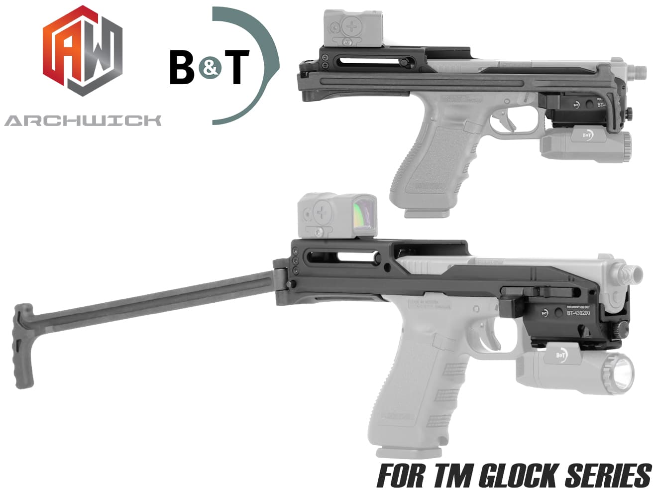 AW-KIT-USW-002 ARCHWICK B&T Air Universal Service Weapon USWカービンキット/ポリマーバージョン(For  GLOCK) : aw-kit-usw-002 : MILITARY BASE - 通販 - Yahoo!ショッピング