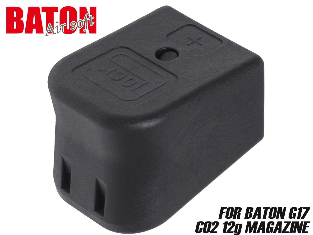 BT-GB-006 BATON airsoft GLOCK G17 CO2マガジン : MILITARY