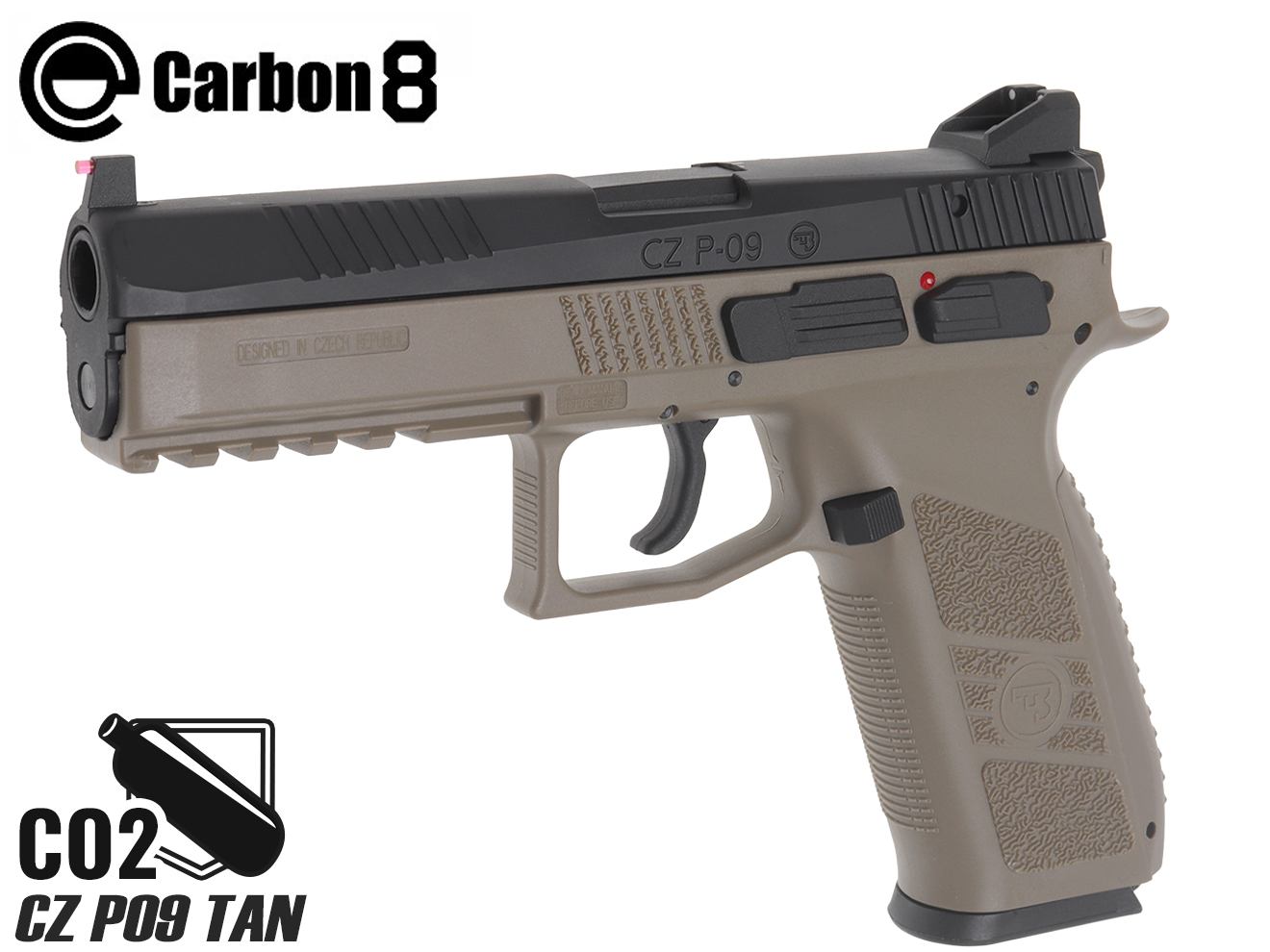 C8-GB-006 Carbon8 CZ P09 CO2専用 スペアマガジン : MILITARY BASE