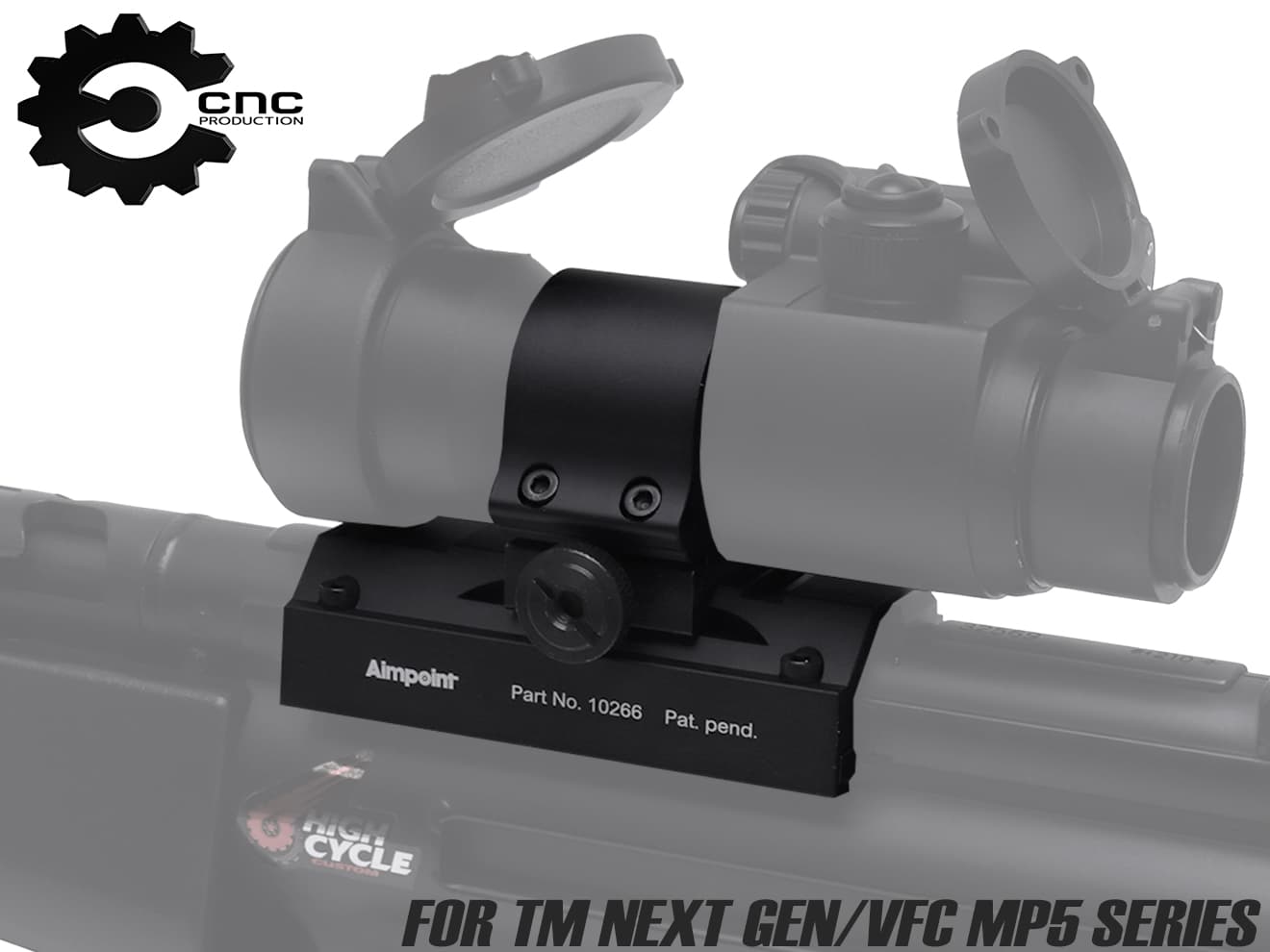 CNC-SI-01-9m CNC Production OBS モジューラーサプレッサー 9mm