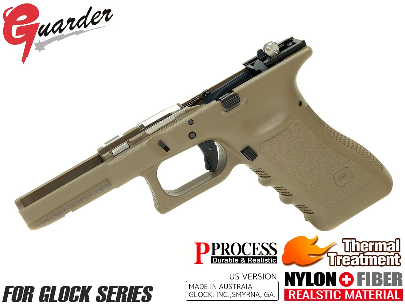 GUARDER グロック17/18 フレーム　od 新品未開封　おまけ付き GUARDER マルイ/グロック17Gen4 G17Gen4 オリジナルフレーム