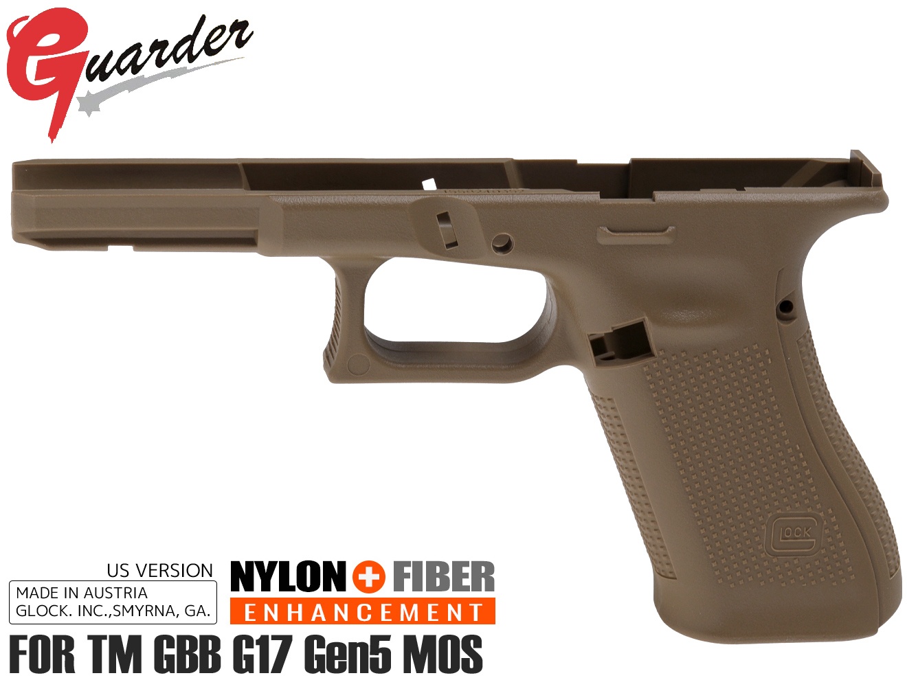 GLK-527(BK) GUARDER GLOCK Gen.5 オリジナルフレーム US Ver for