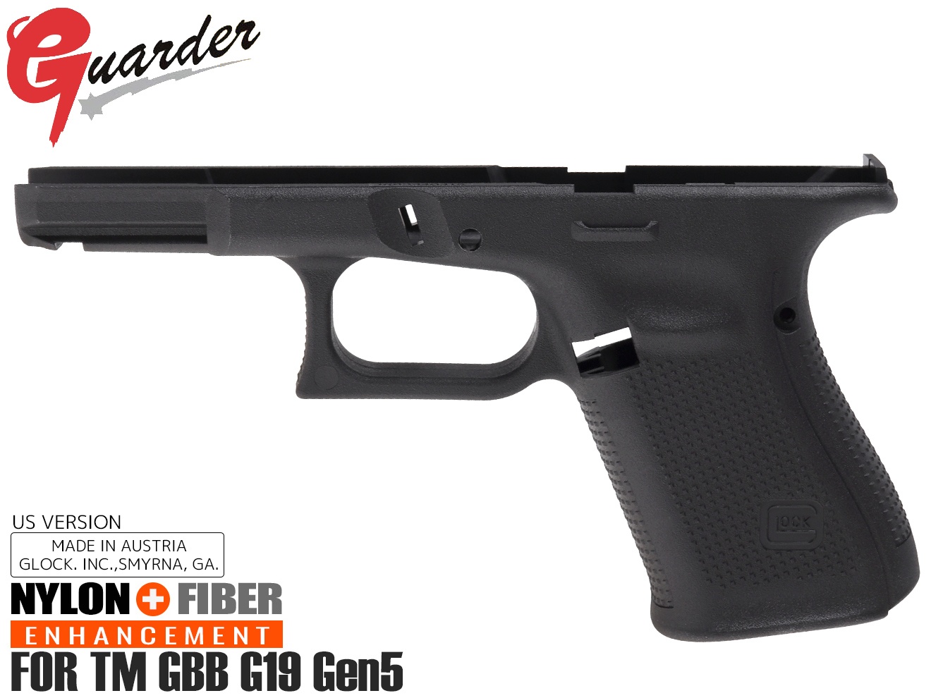 GLK-527(BK) GUARDER GLOCK Gen.5 オリジナルフレーム US Ver for