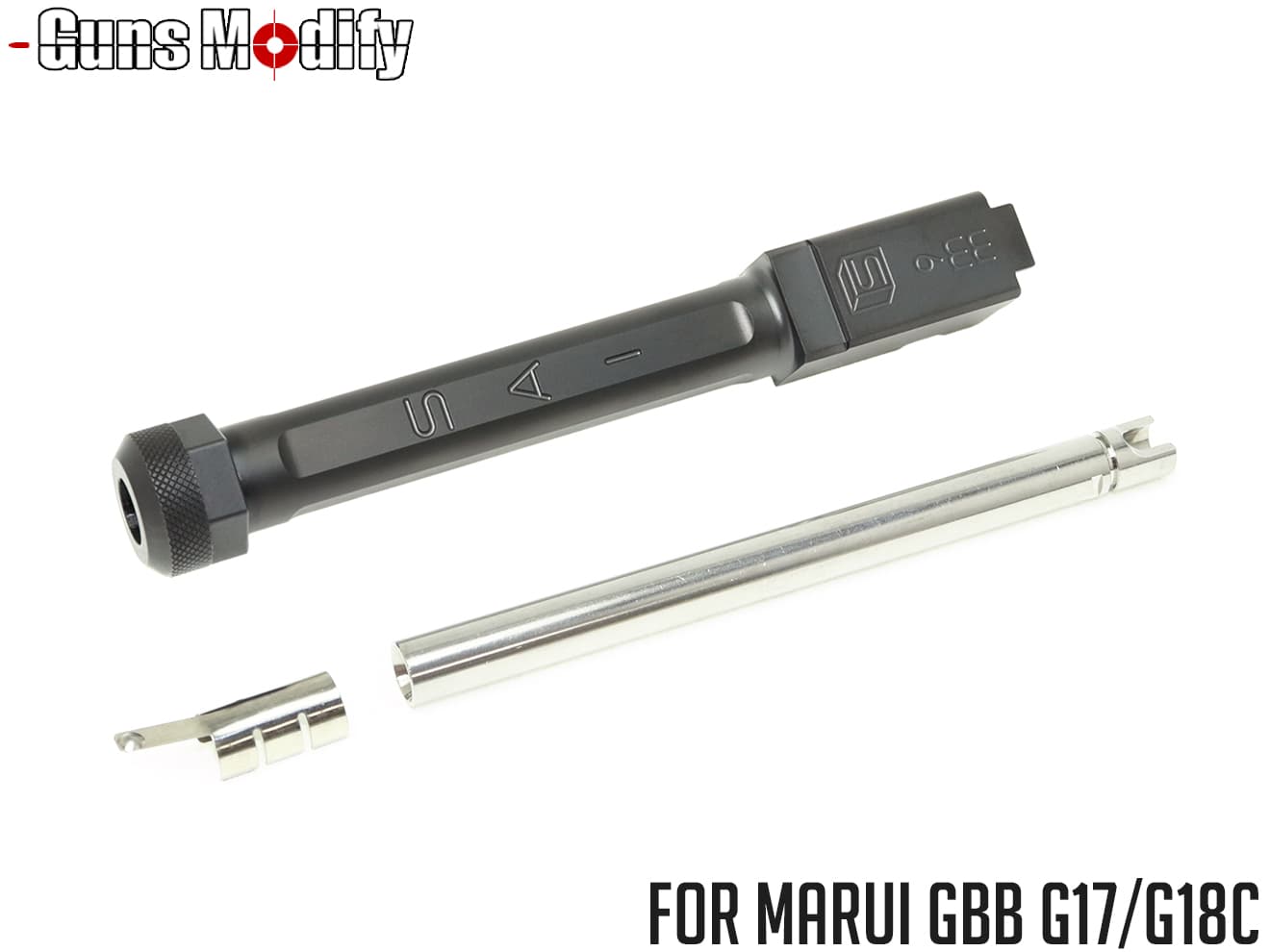 GM0417 Guns Modify G19 SA ボックスフルート アウターバレル/インナー