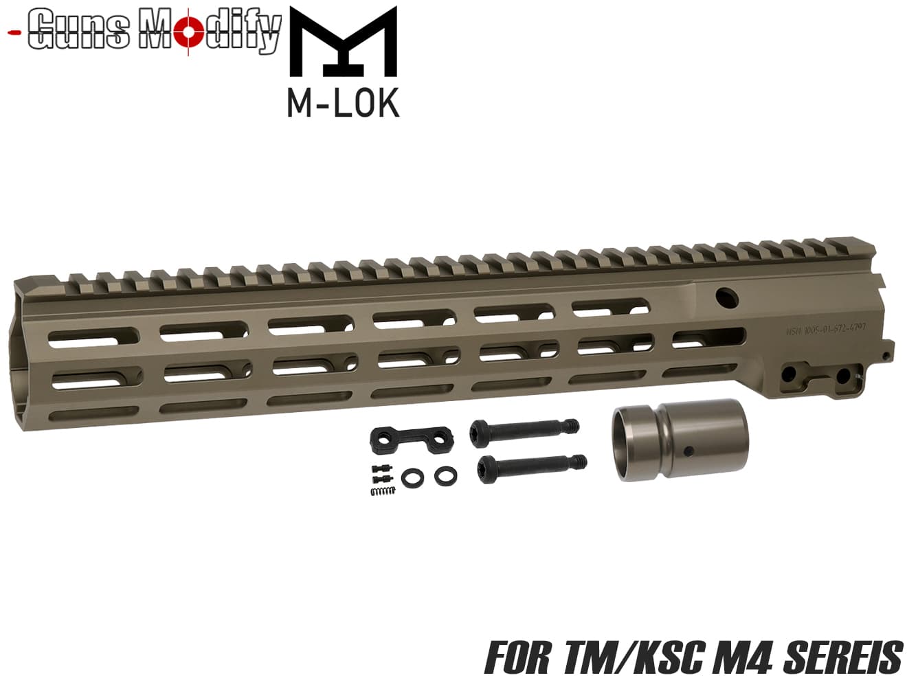 GM0550 Guns Modify Geisseleタイプ SMR MK16 9.3インチ M-LOKレール