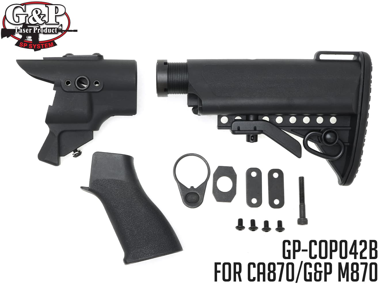 GP-COP042B G&P M870 PA ピストルグリップ w/ IMODタイプバット