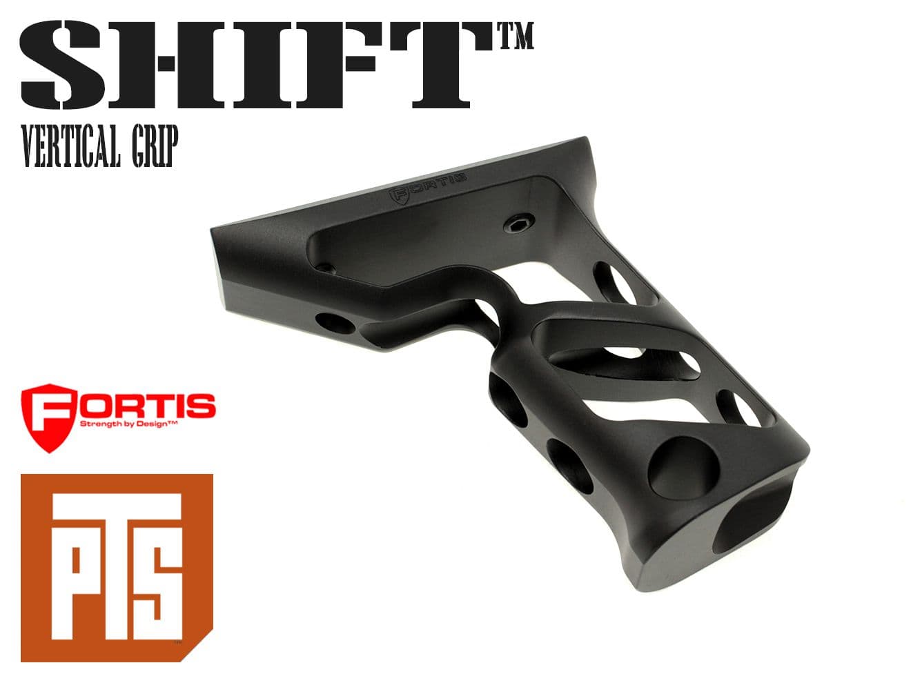 H2020BSK PTS FORTIS SHIFT ショートアングル グリップ KEYMOD /BK