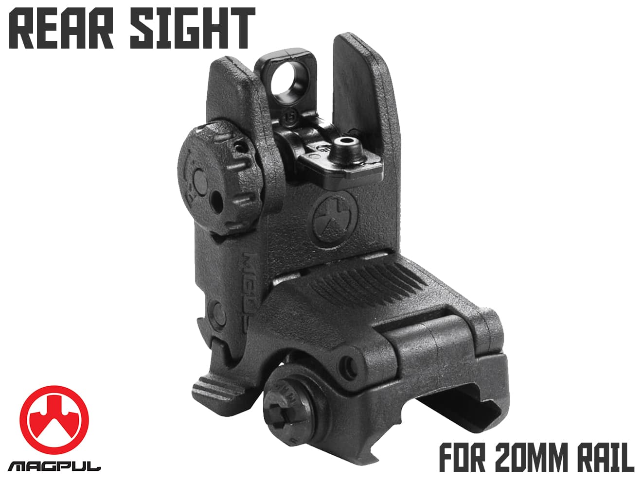 実物 MAGPUL】 MBUS Gen2 - バックアップサイト フロントサイト
