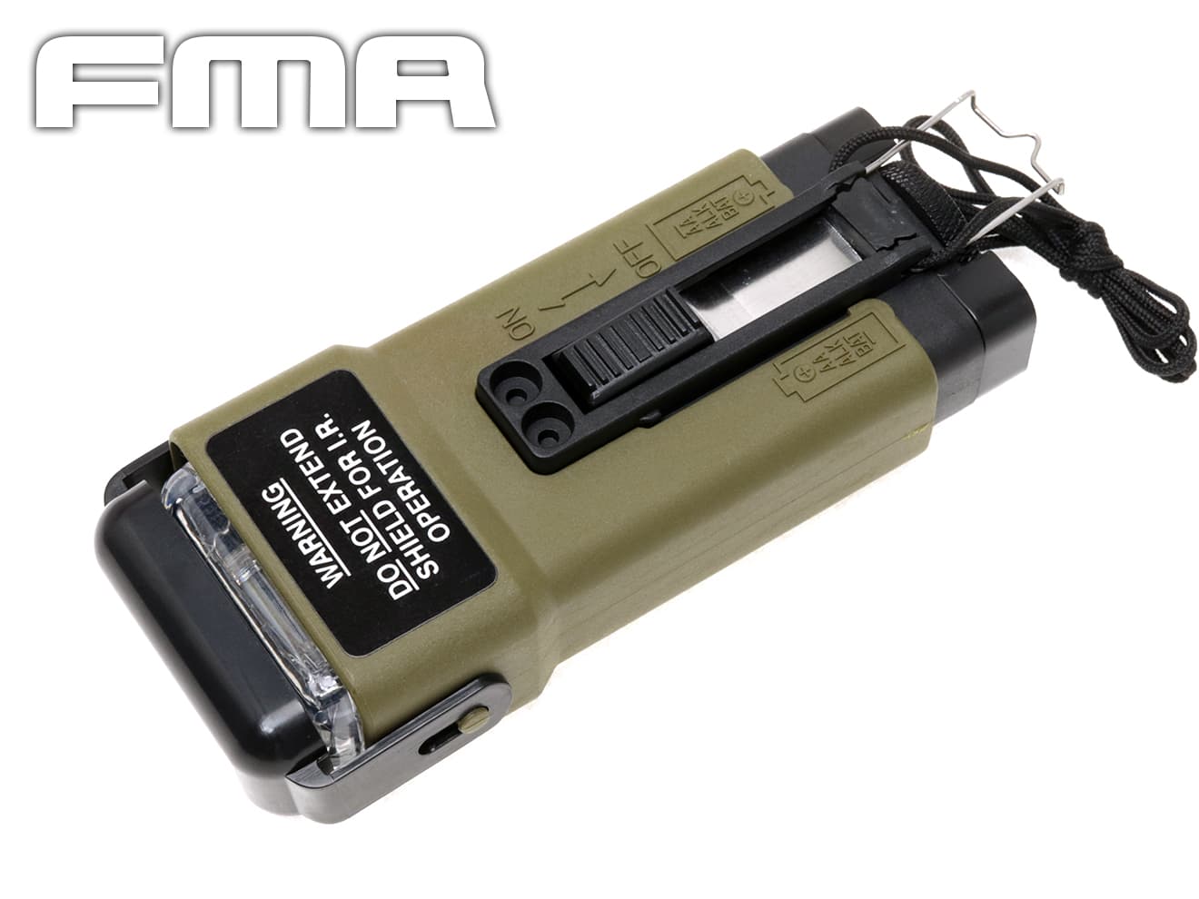 H7505O FMA MS2000タイプ ストロボライト(ダミー)OD : MILITARY BASE