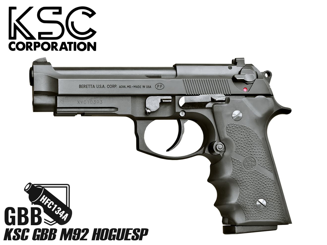 H9606B KSC ガスブローバックハンドガン ベレッタM92バーテック