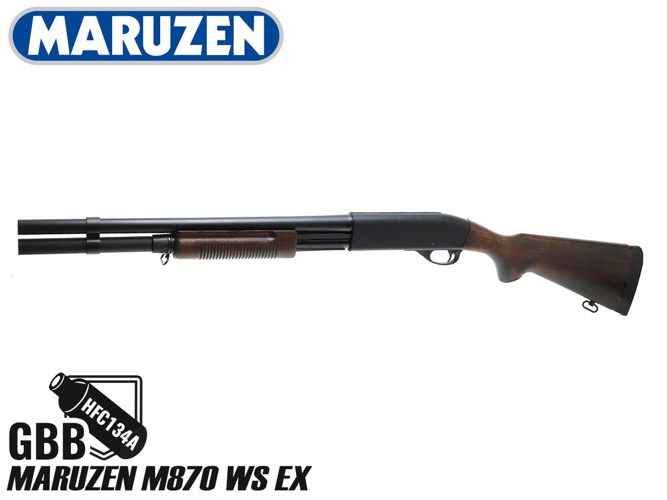 H9713BEX MARUZEN ガスショットガン M870 ブラックEX ライブシェル : h9713bex : MILITARY BASE -  通販 - Yahoo!ショッピング