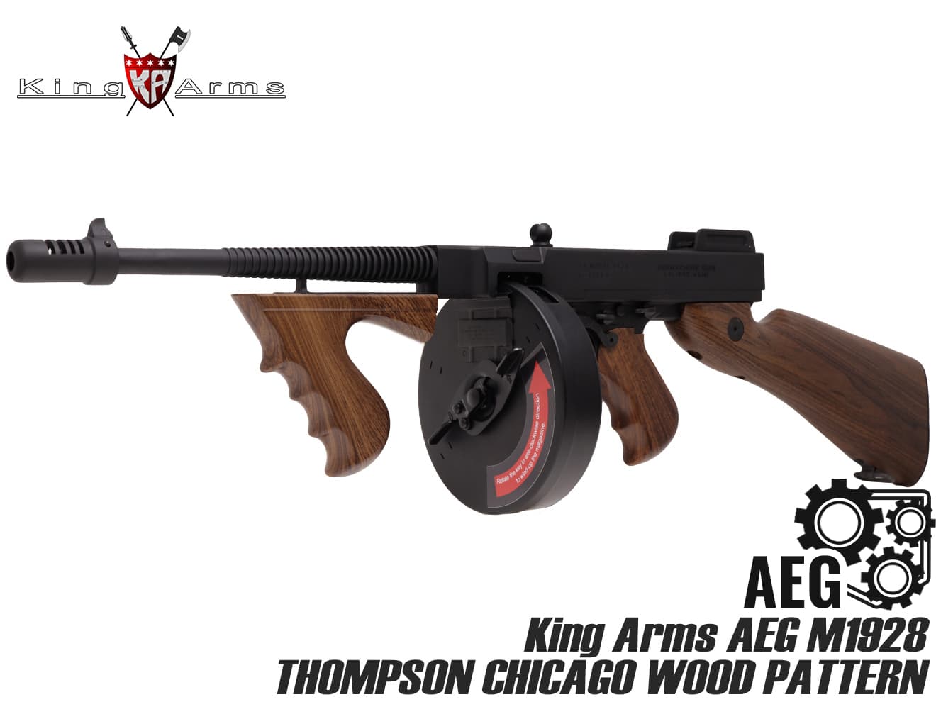 KA-AEMG-002 King Arms AEG トンプソン シカゴ用 450Rds ドラムマガジン : ka-aemg-002 :  MILITARY BASE - 通販 - Yahoo!ショッピング