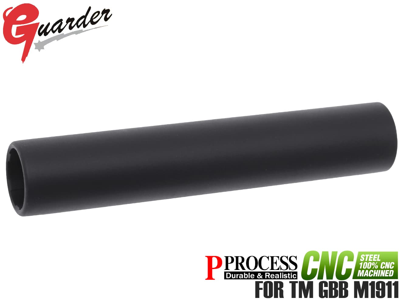 CAPA-29(BK) GUARDER スチールCNC アウターバレル マルイ ハイキャパ