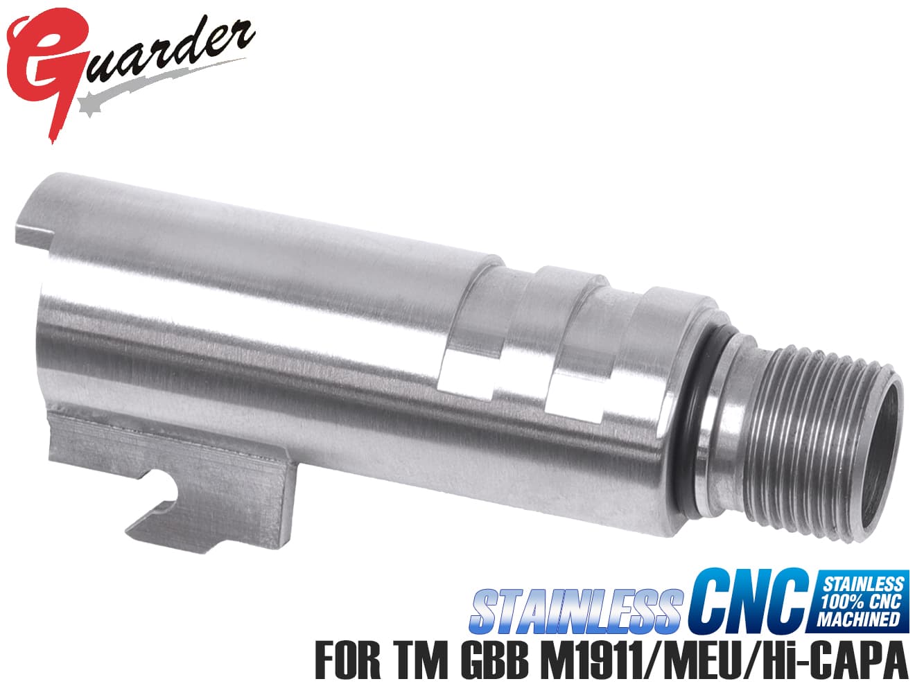 M1911系 ステンレスパーツセット M1911-44(I)SV GUARDER ステンレスCNCチャンバー タイプI(-COLT.45AUTO