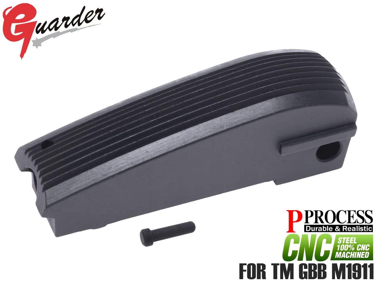 M1911系 ステンレスパーツセット M1911-19 GUARDER 70's マーク4 メタルアウター&チャンバー