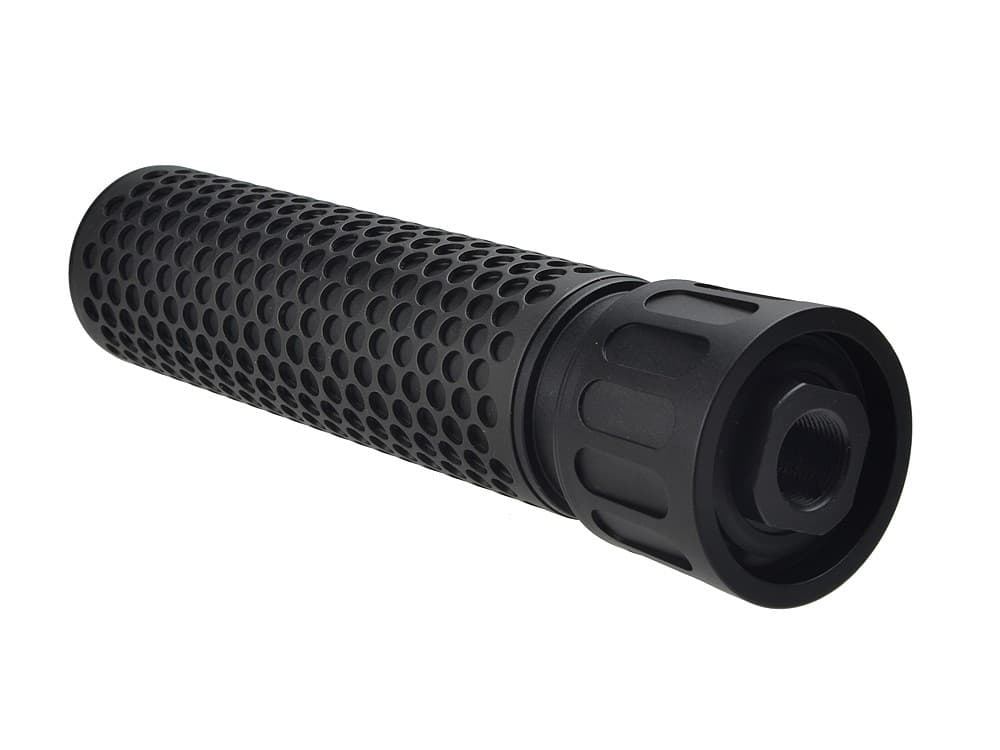 マッドブル製　KAC　CQB　QDCサプレッサー MAD-KA-001 MADBULL KAC QDC Airsoft ダミーサプレッサー BK 14mm逆