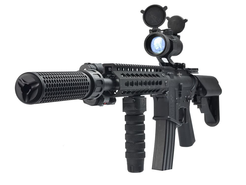 MAD-KA-001 MADBULL KAC QDC Airsoft ダミーサプレッサー BK 14mm逆
