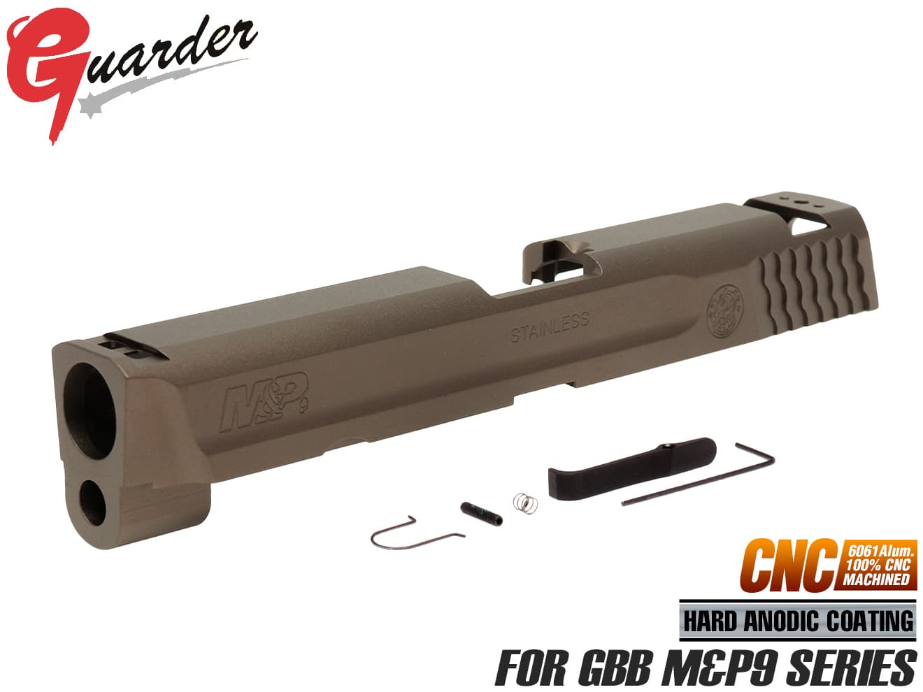 MP9-11(BK) GUARDER スチール スレッドアウターバレル 9mm