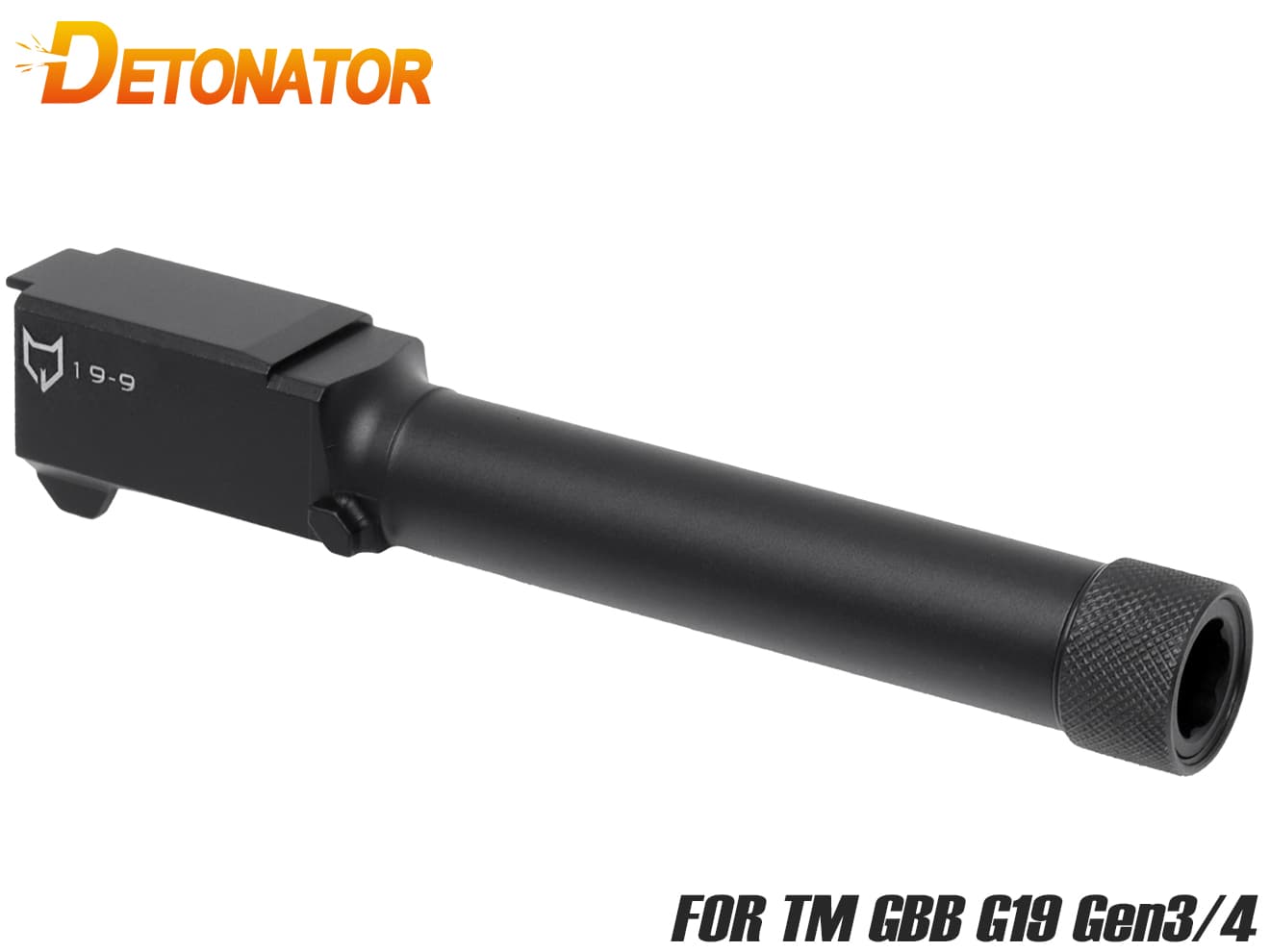 OB-TM57ABK DETONATOR GLOCK FACTORY アルミアウターバレル(14mm