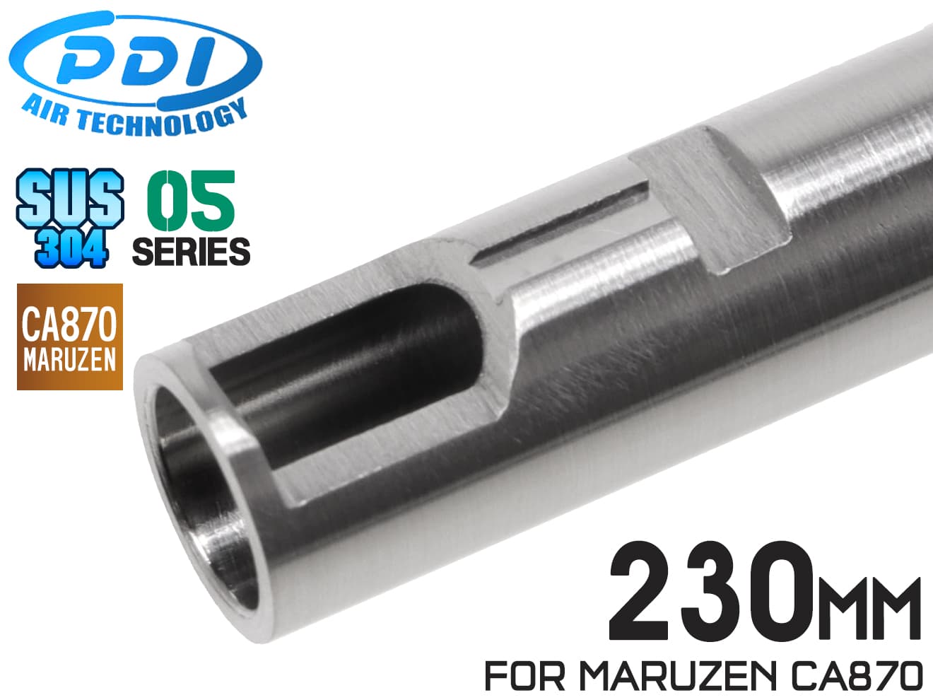 PD-AC-149 PDI 01シリーズ CA870 超精密ステンレスインナーバレル(6.01±0.002) 230mm MARUZEN CA870  新型HOPチャンバー専用 : pd-ac-149 : MILITARY BASE - 通販 - Yahoo!ショッピング