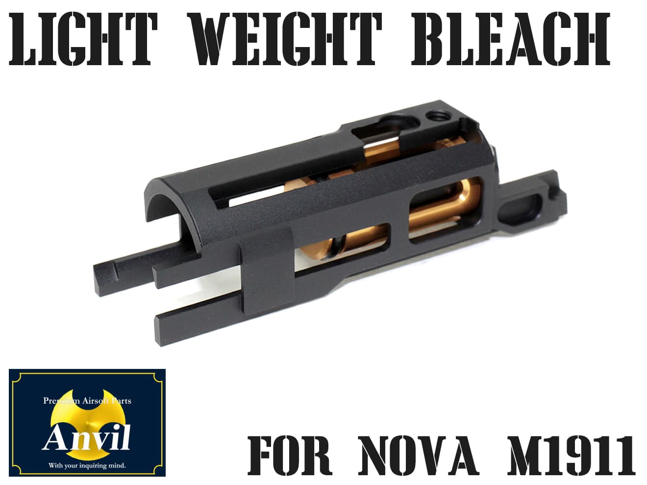 TM-GMP-S03-SV ANVIL CNC アルミライトウェイトブリーチ シルバー NOVA