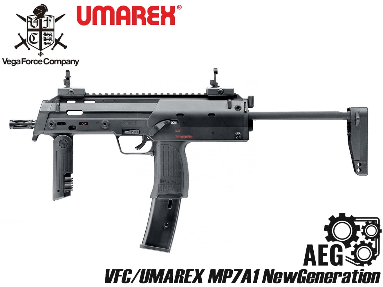 VF9-SS-MP7-03 VFC/Umarex MP7 QDサプレッサー : vf9-ss-mp7-03