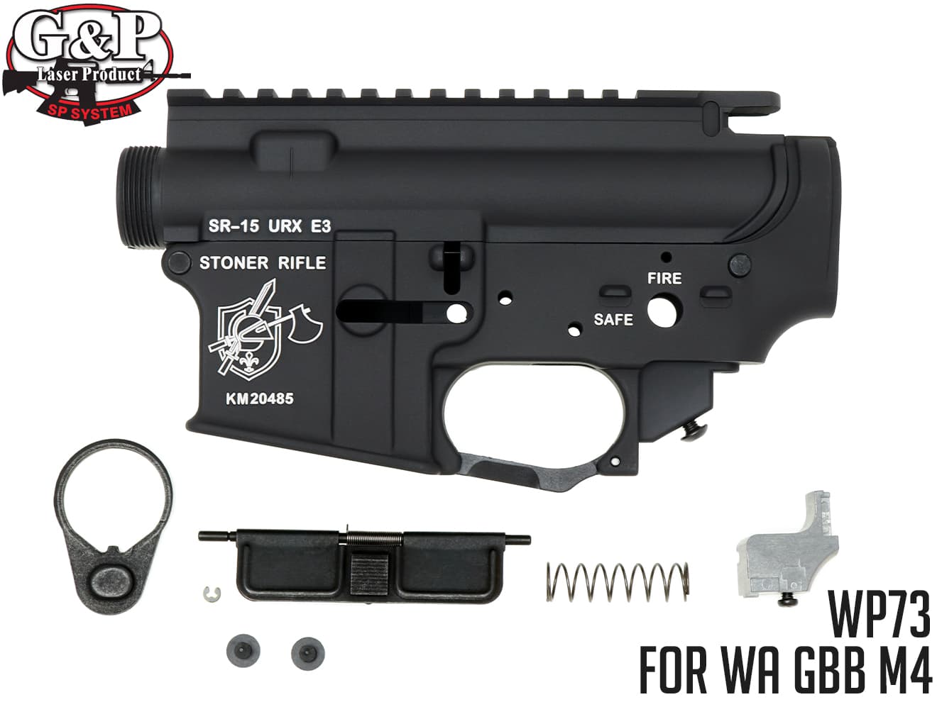 WP73 G&P メタルフレーム SR15 URX E3 for WA GBB M4 : wp73 : MILITARY BASE - 通販 -  Yahoo!ショッピング