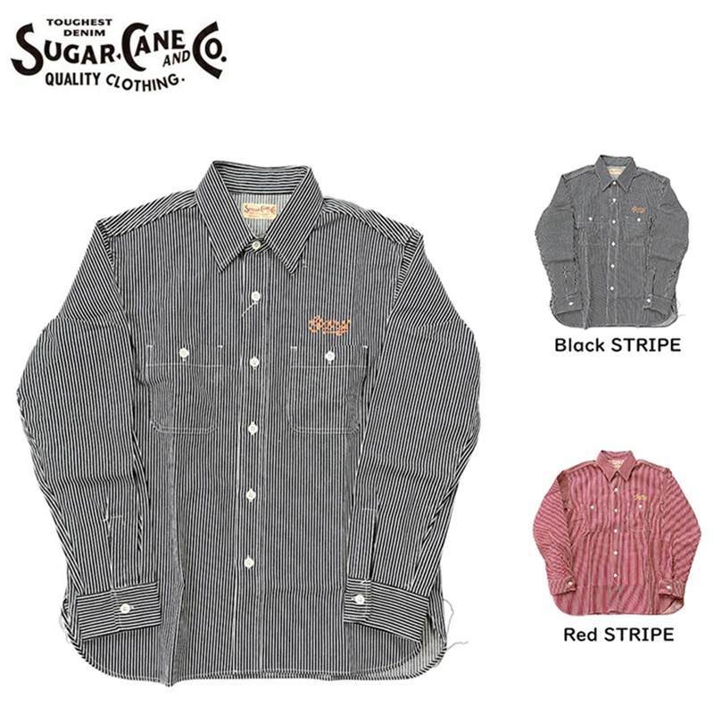 SUGAR CANE / シュガーケーン HICKORY STRIPE ワークシャツ SC29376