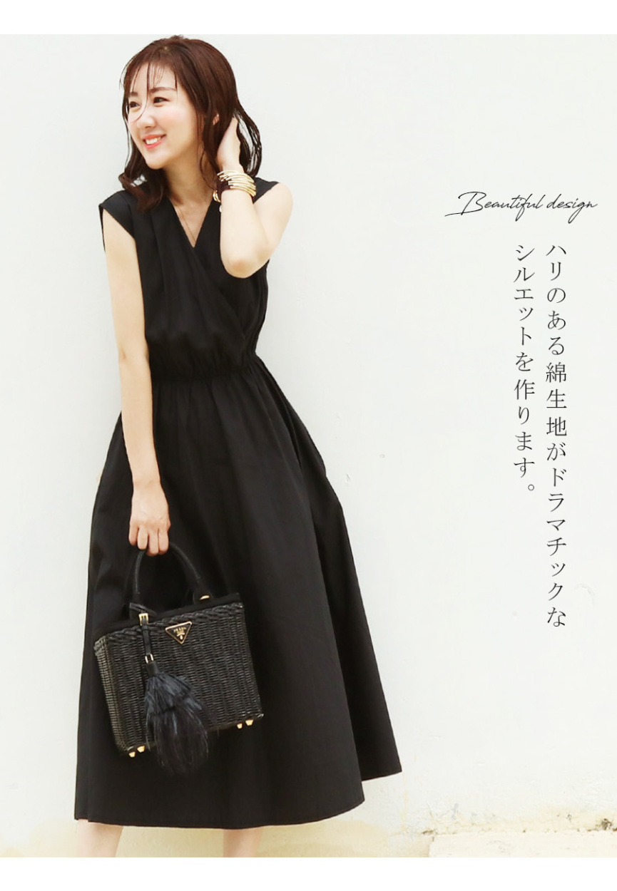 BABY ハンドブロックプリント カシュクール ワンピース 授乳服 マタニ 授乳服・マタニティ＞ジェシカ・ブロックチェックコットン