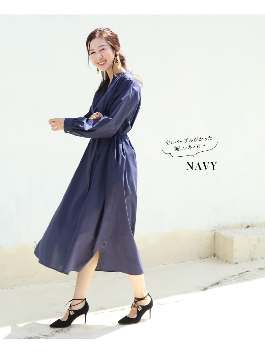 マタニティ 服 授乳服  リンディ・エレガントヨークコットンワンピース ボタンタイプ 【6225223】綿100％  ワンピース フォーマル 安い | Milk tea | 05