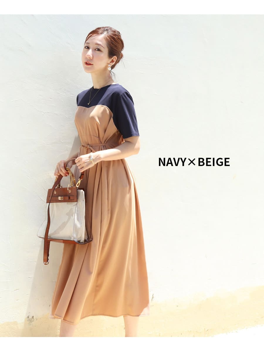 ANGELIEBE ワンピース 授乳服 マタニティ 服 セレモニー