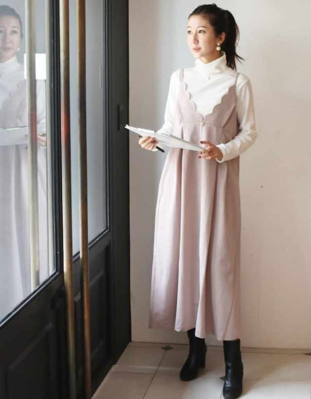 コレット・スカラップキャミワンピース【6325245】