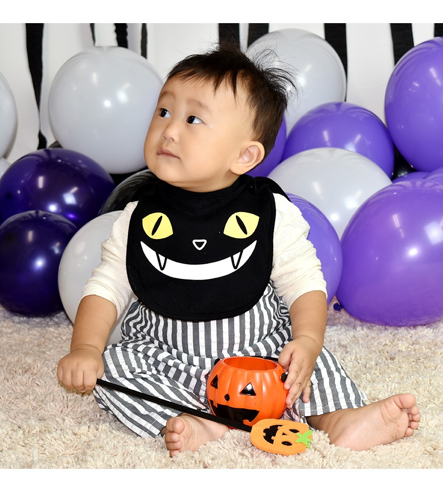 キッズ ベビー ハロウィンフード付きスタイ 1枚までメール便可