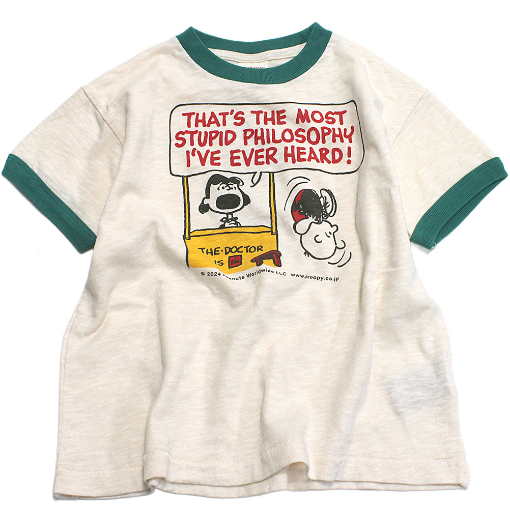 デニム&ダンガリー スヌーピーSNOOPYコラボ チェックシャツ 02 DENIM DUNGAREE セール 「30%OFF」 半袖Tシャツ