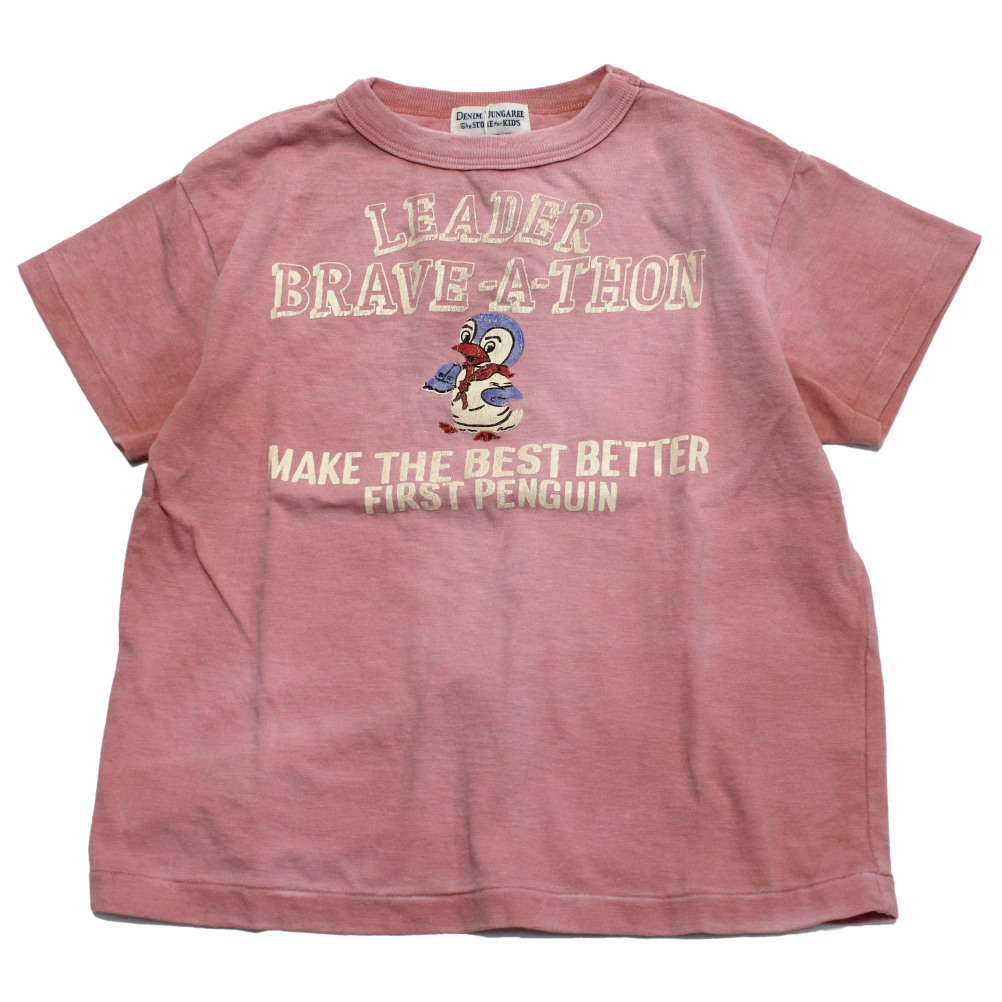 D111*半額以下!!新品 デニム＆ダンガリー 半袖Tシャツ130☆FITH/Go to 