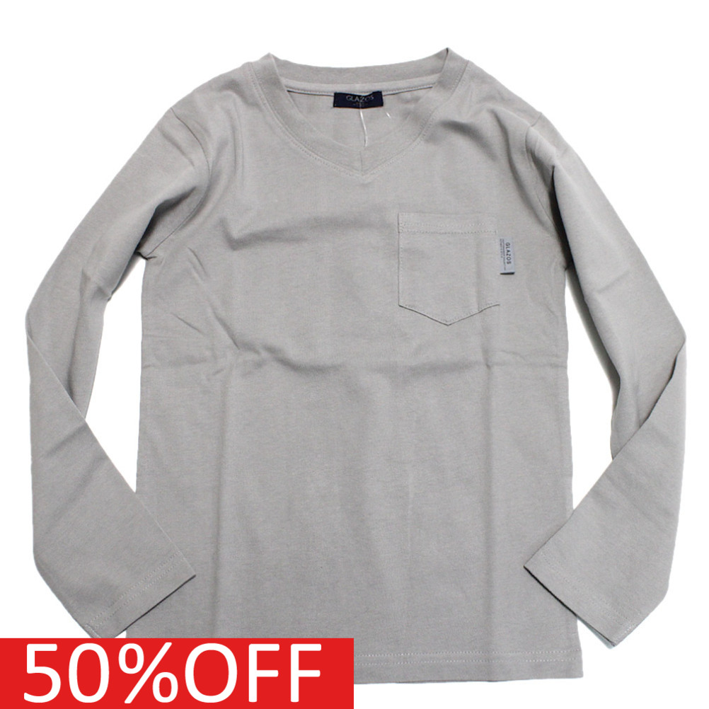 セール 「50%OFF」 長袖Tシャツ 