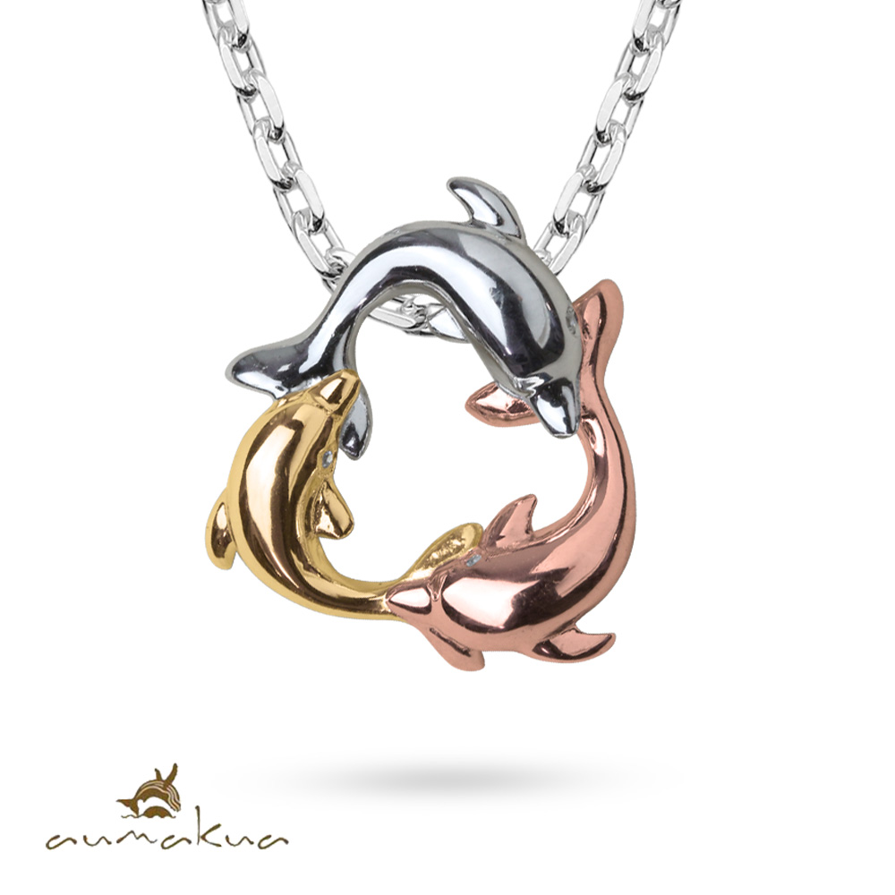 ハワイアンジュエリー ネックレス ドルフィン イルカ メンズ