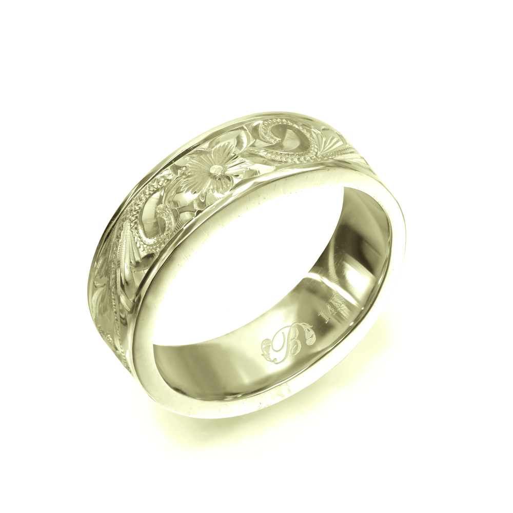 �n���C�A���W���G���[ �I�[�_�[���C�h �����O �w�� �����O ��6mm ����2mm �t���b�g 14K�O���[���S�[���h �X�N���[�� �v���[�� GF6A-B20