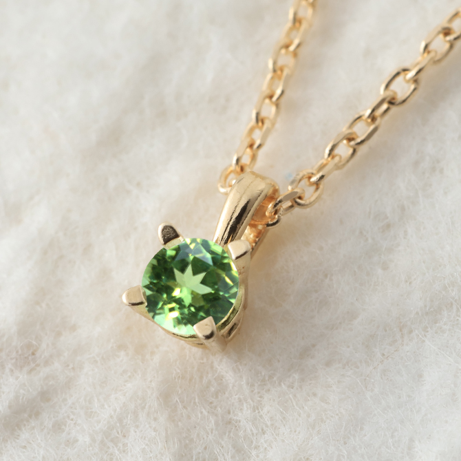 ハワイアンジュエリー トルマリン ネックレス 14K K14ゴールド