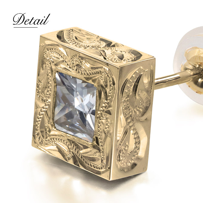 ハワイアンジュエリー ハワイアンジュエリー K14ゴールド ジルコニア