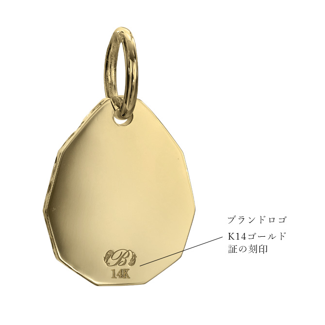 ハワイアンジュエリー ホヌ ネックレス 刻印無料 誕生石入れ可 ティア